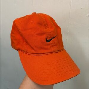 Nike cotton orange adjustable cap